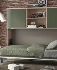 Lit escamotable horizontal