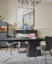 Topaze - ambiance salle à manger carbone