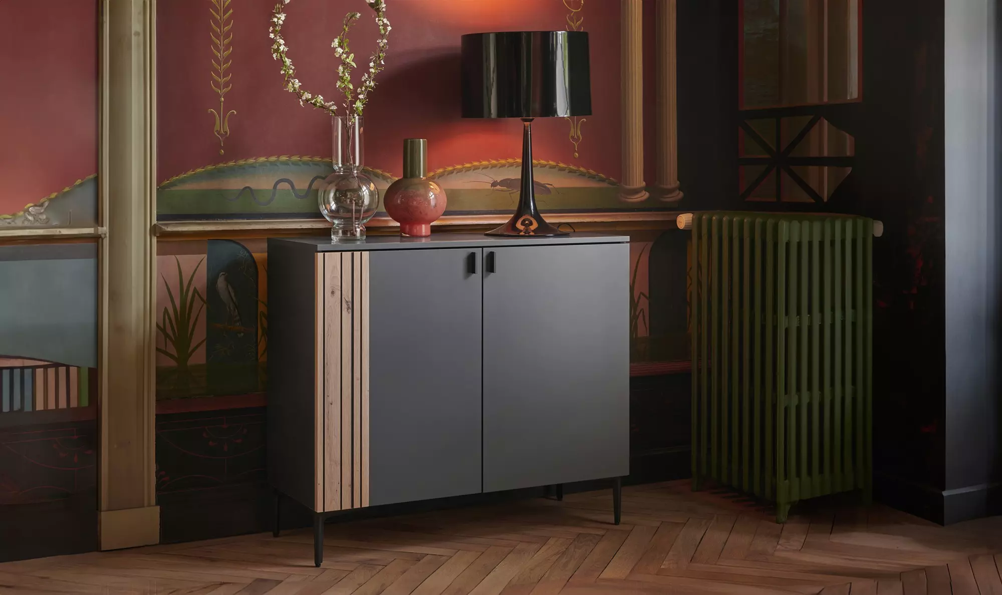 Meuble Salle De Bain 100 cm Vasque Blanche ROSA