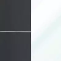 Teinte verre laque gris rainure miroir