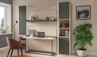 OP SMART 20 Lit escamotable avec BureauLit escamotable avec Bureau : 5545 € au lieu de 6515 €