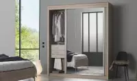 Armoire dressing 2 portes coulissantes