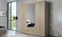 Armoire dressing 2 portes battantes