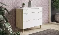 Commode 3 tiroirs largeur 98 cm