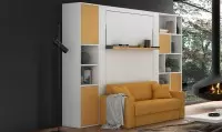Colonne avec rangement et 2 portes largeur 50 cm