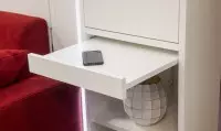 Colonne avec rangement et 1 porte largeur 50 cm