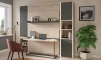 Colonne avec rangement et 1 porte largeur 50 cm