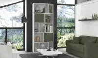 Bibliothèque avec étagères
