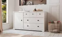 Commode 3 tiroirs et 1 porte largeur 146 cm
