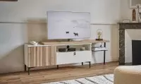 Meuble TV  largeur extensible de 170 à 260 cm