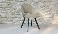Chaise tissu avec pieds métal
