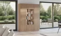 Meuble de rangement avec niches largeur 165 cm