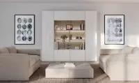 Meuble de rangement avec étagères