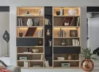 bibliotheque en chene