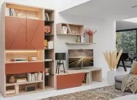Composition tv salon