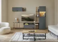 Topaze-composition Meuble TV carbone