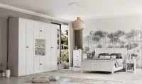 Beaumont - lit charme - compo battante blanc lin