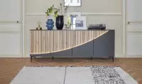 Topaze_buffet 4 portes carbone -Accueil