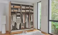 armoire pliante chene bois ouverte