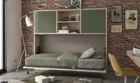 Lit escamotable horizontal