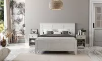 Beaumont - lit charme blanc lin-2