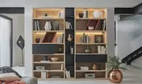 bibliotheque en chene