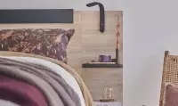 First - zoom chevet tablettes attenant