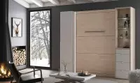 lit escamotable ferme en bois