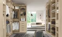 Optima - pièce dressing sur-mesure chêne naturel