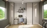 dressing couleur taupe brillant