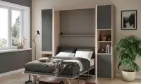 Lit escamotable ouvert
